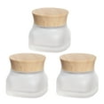 thumbnail image 1 of Raindrops  3 Pcs Cosmetic Containers with Lids Bathroom Bottles Cream Holder, 1 of 8