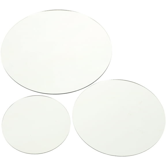Raindrops 3pcs Reflection Mirror Board Acrylic Reflective Board Photo Backdrops Props Reflector Ornaments