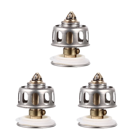 Raindrops Bathroom Sink Drain Stopper Core Pop Up Plug Core Drain Control 3Pcs
