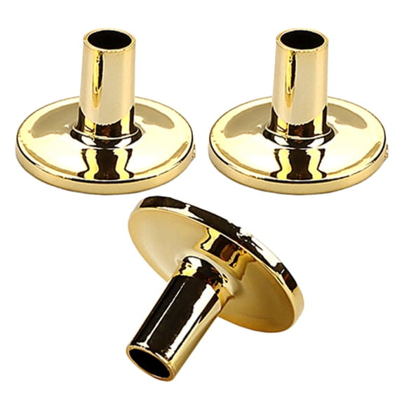 Raindrops Stylish Golden ABS Drum Replacement Parts for Smooth Drumming 3Pcs