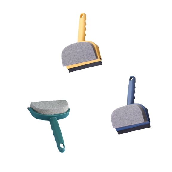 Raindrops  3 Pcs Hand Sponge Window Cleaner Drying Cleaning Brush