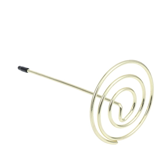 Raindrops 3 Pcs Invoice Holder Restaurant Supplies Paper Spike Office Golden