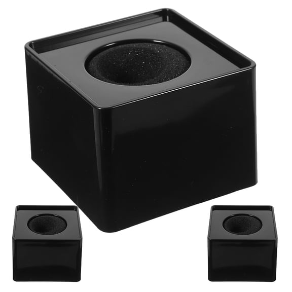 Raindrops 3 Pcs Mic Flag Microphone Logo Interview Flags Stand up Black