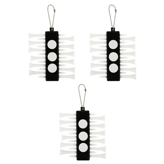 Raindrops 3 Pcs Mini Golf Tees Ball Nail Seat Easy-to-use Accessory Organizer