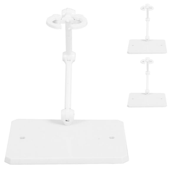 Raindrops 3 Pcs Model Displaying Shelf Doll Model Stand Puppet 9.40X7.00X7.00CM White