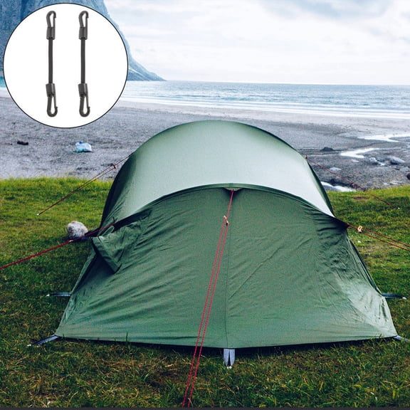 Raindrops 3 Pcs Multi-use Tie down Strap Elastic String Hook