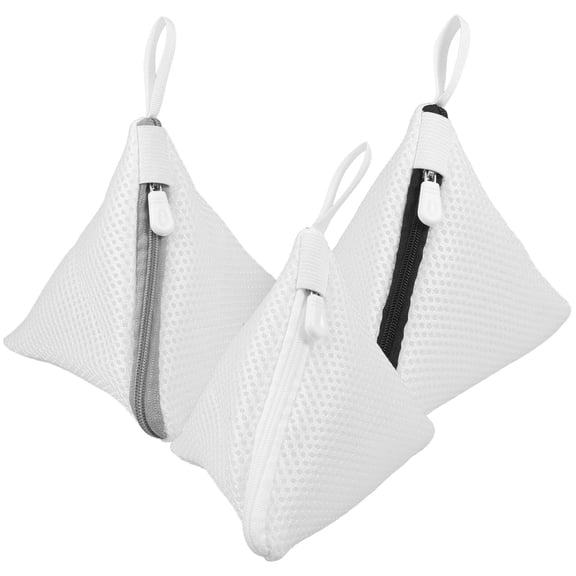 Raindrops 3 Pcs Multifunctional Washing Bag Small Mesh Bags for Laundry with Zippers Mesh Laundry Bags for Washing Machine Polyester Laundry Bag
