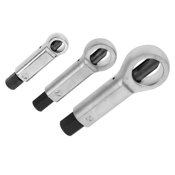 FOMIYES 3Pcs Manual Pressure Nut Splitter Tool Multi Size Durable Nut Remover for Home Repairs and Car Maintenance