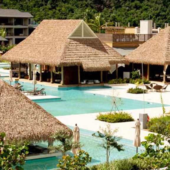 Raindrops 3 Pcs Outdoor Rug Grass Artificial Garland Simulated Thatch Tile