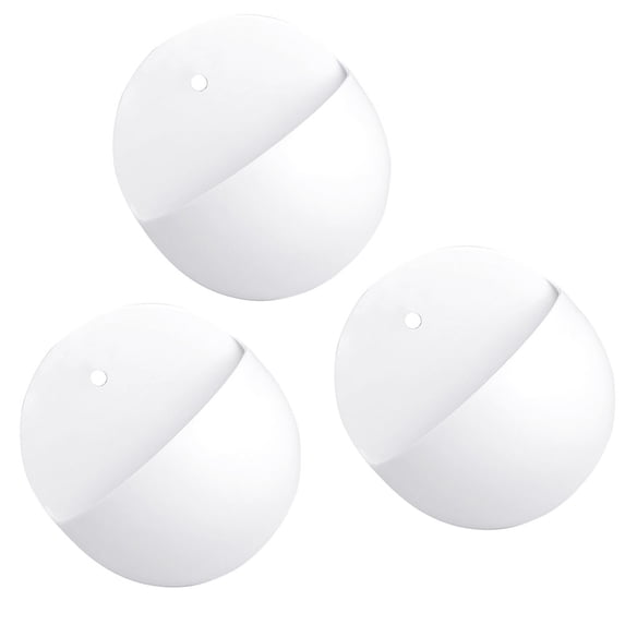 Raindrops 3 Pcs Pots for Plants Wall Hanging Flower Pot Hanging Planters 13.5x12cm White