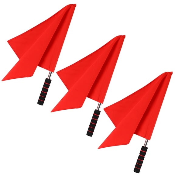 Raindrops  3 Pcs Sports Handheld Flags Waving for Racing Signal