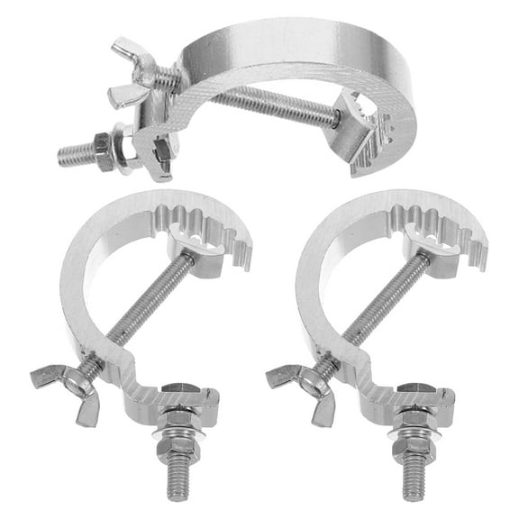 Raindrops 3 Pcs Stage Light Hook Work 12.00X8.50X1.80CM Silver