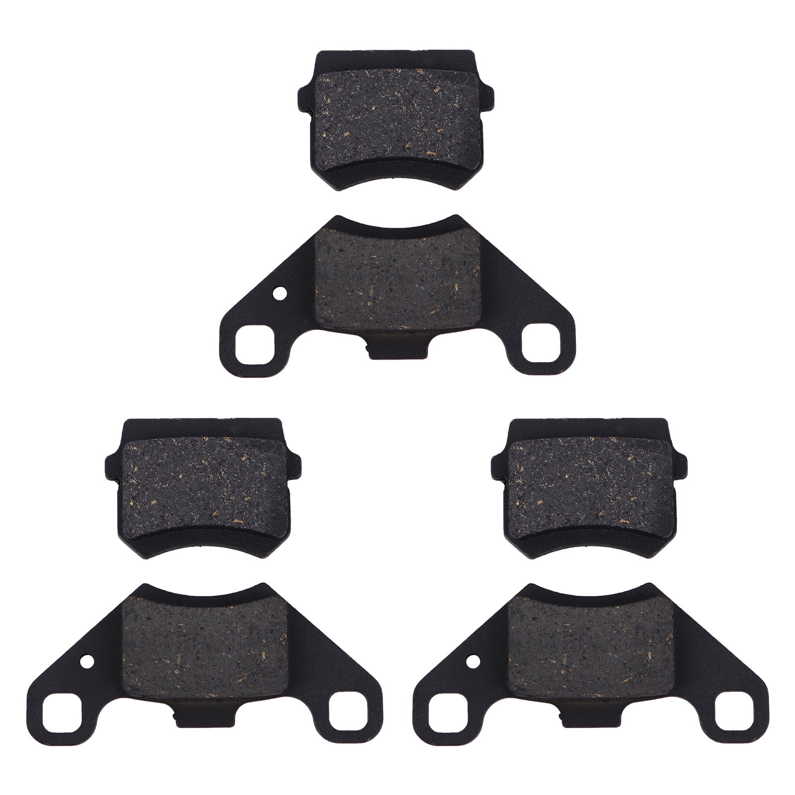 Raindrops 3 Sets Front and Rear Brake Pads Hydraulic Disc Calipers Bicycle Dirt Bike Accessories Black