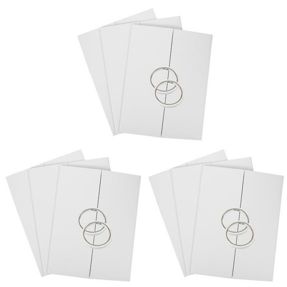 Raindrops 3 Sets Project Board Trifold Poster Board Poster Business Presentation Board With Double Side Tapes