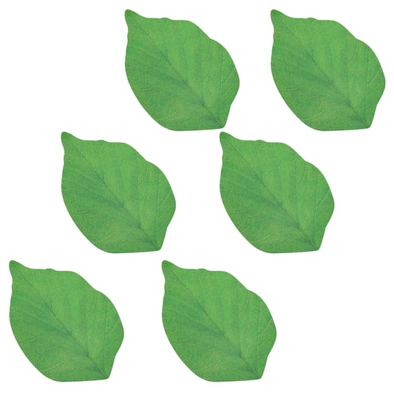 Raindrops 3 Sets Self Stick Notes Paper Note Stickers Leaf Notepads Memo Pads (Green)