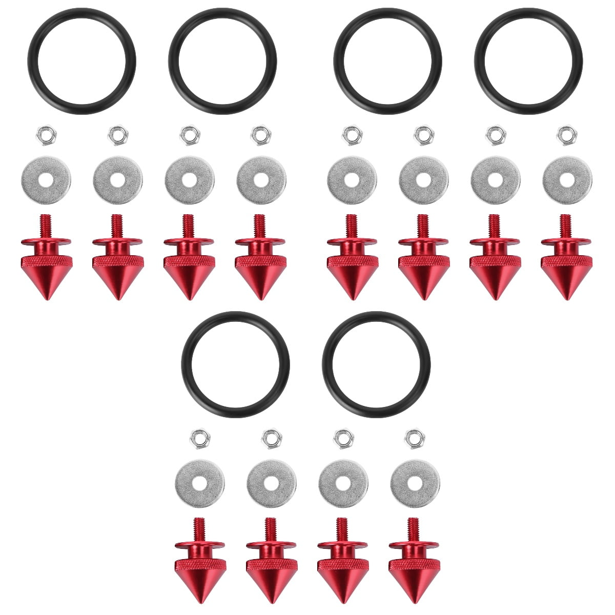 Raindrops 3 Sets of Auto Bumper Wheel Eyebrow Metal Fastener Screw ...