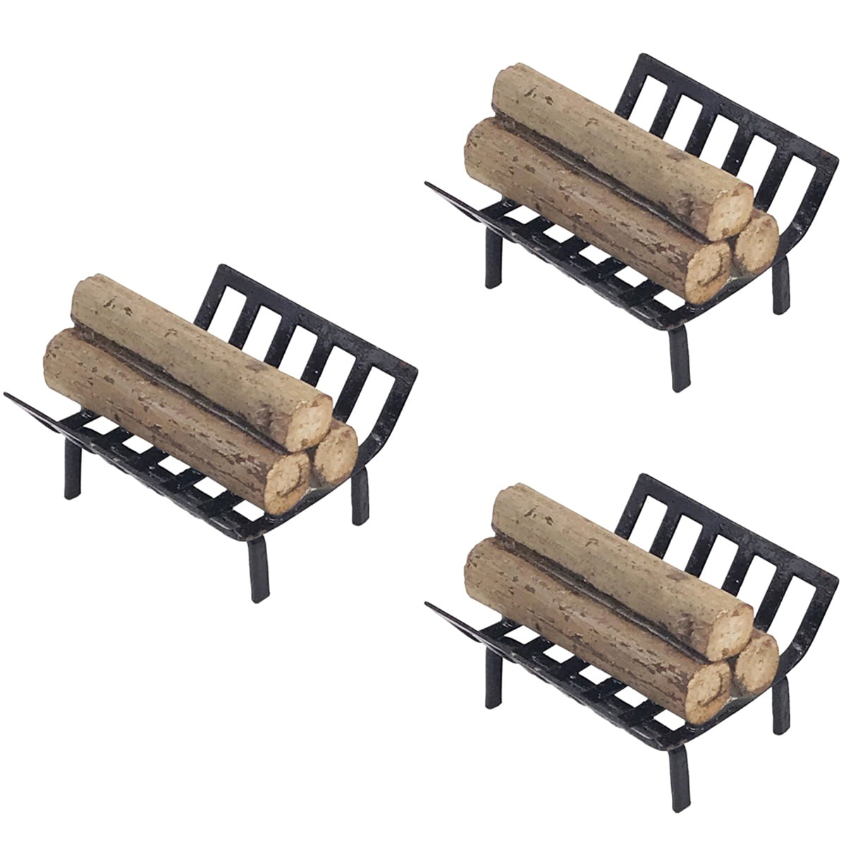 Raindrops 3 Sets of Fire Rack Decor Photography Props Mini Fire Rack ...