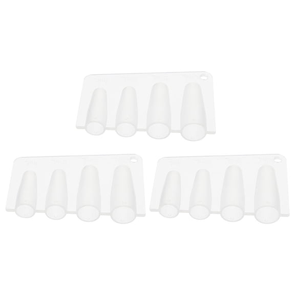 Raindrops 3pcs Ampoule Bottle Openers Portable Plastic Tool for Nurse White Lightweight and 3 pcs