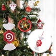 thumbnail image 1 of Raindrops 3 pcs  Painted Candy Hanging Decor Home Hanging Ornament Chic Xmas Adornment, 1 of 8