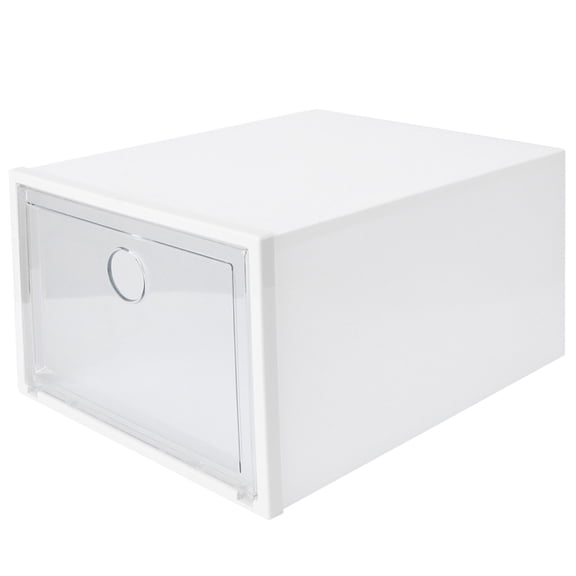 Raindrops 3-Piece Plastic Shoe Storage Boxes Organizer for Sports Shoes, Sneakers, Athletic Footwear, and More