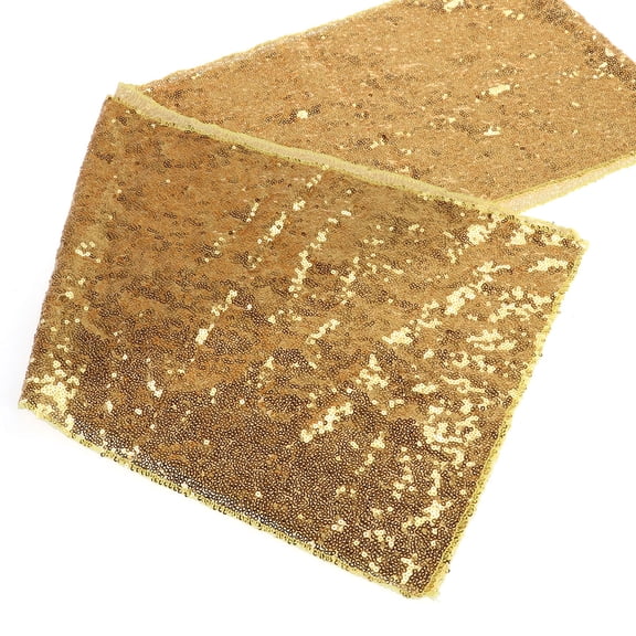 Raindrops Sequin Table Runner for Wedding and Party Decor Adds Elegant Reflective Shine and Glamour