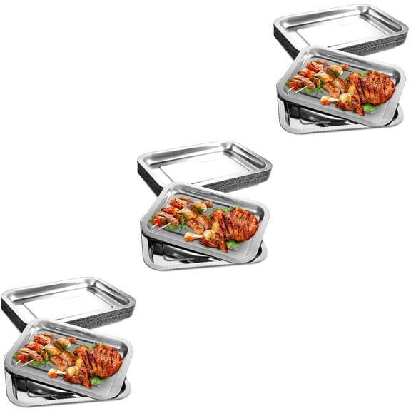 Raindrops 30 Pcs Baking Pans Non-Stick Cooking Trays Cookie Sheet Pans for Kitchen Restaurant School