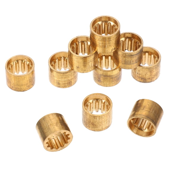 FOMIYES Copper Billiard Replacement Ferrules Golden Durable Easy to Install 30Pcs