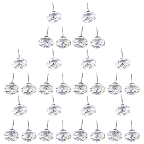 SHINYPASING Sofa Buttons Tufted Headboard Style Glass 30pcs Craft Enthusiasts