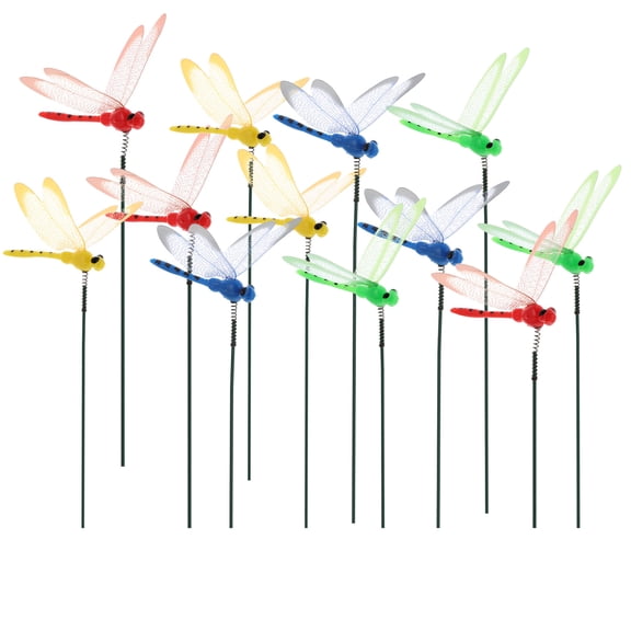 Raindrops  30 Pcs Dragonflies Simulation Dragonfly Dinner Party