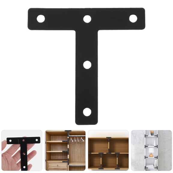 Raindrops  30 Pcs Floating Shelf Bracket T-shaped Corner Code