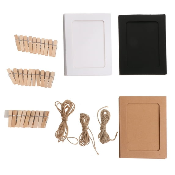 Raindrops 30 Pcs Paper Photo Frame Picture Collage Hanging Decoration Baby