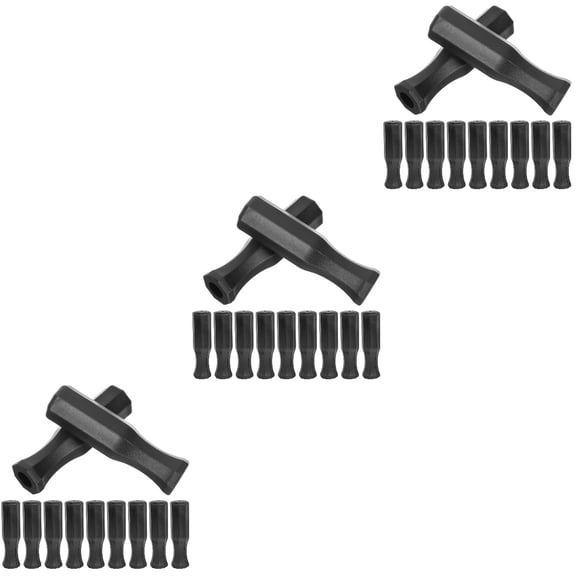 Raindrops 30 Pcs Replaceable Foosball Handles Convenient Foosball Replacement Professional Table Soccer Handles