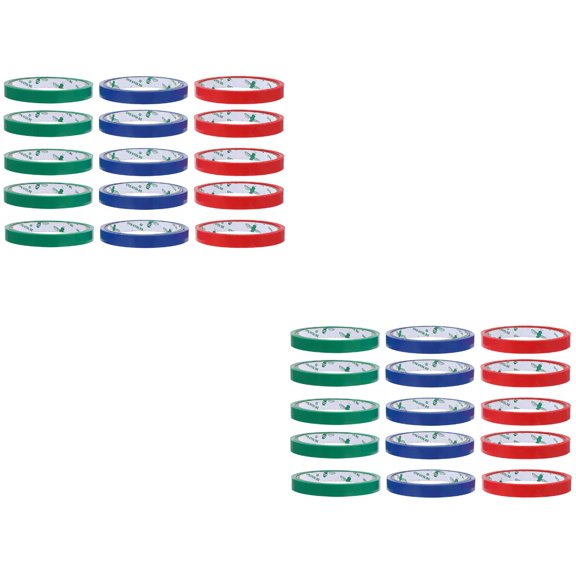 Raindrops 30 Rolls  Bag Sealing Tying Tapes Bag Sealer Packing Tape Supermarket Binding Machine Tape