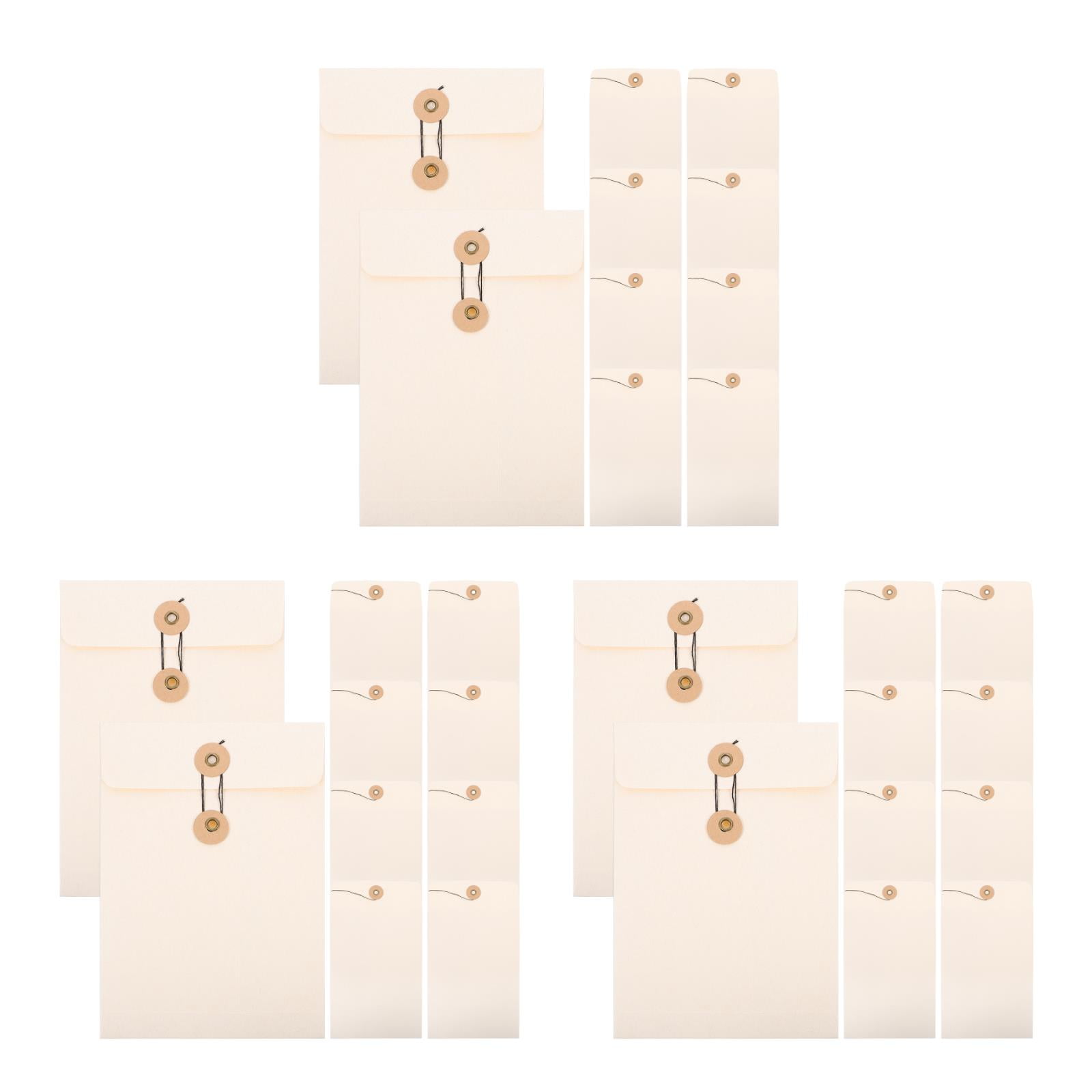 Raindrops 30 pcs Documents Pouches String File Bags Multi-use File ...