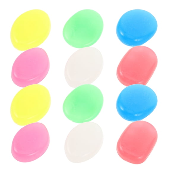 Raindrops 30Pcs Aquarium Decor Rocks Assorted Color for Fish Tank and Turtle Tank