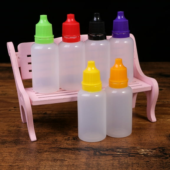 Raindrops 30Pcs Empty Plastic Squeezable Dropper Bottle For Travel Use