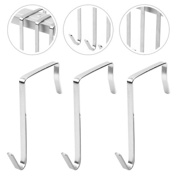 Raindrops 30Pcs Hooks Iron for Hanging Belts in Closet Wardrobe