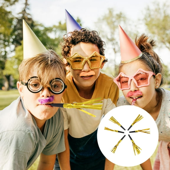 Raindrops 30Pcs Tassel PVC Party Blowouts with Cheering Function for Children and Adults