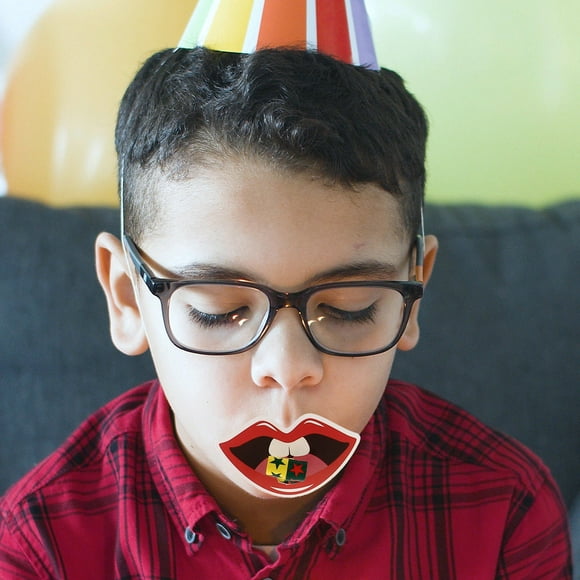 Raindrops 30pcs Cartoon Animal Whistles for Kids to Blow Plastic Sounders with Bright Colors