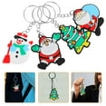 thumbnail image 1 of FOMIYES Decorative Christmas Keychain with Snowman Design Assorted Colors, 1 of 8