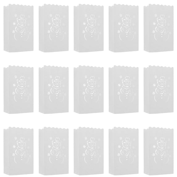 Raindrops 30pcs Christmas Luminary Bags - Xmas Wedding Party