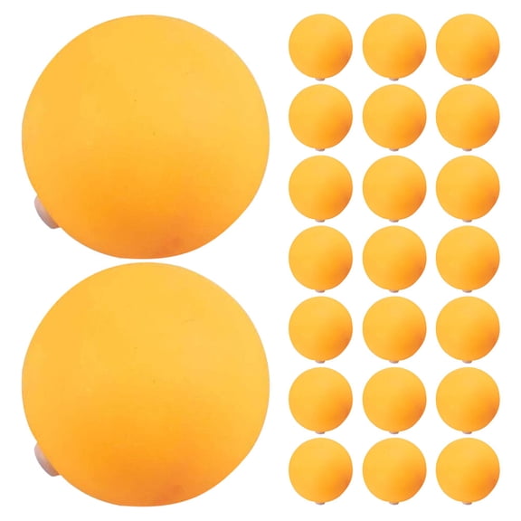 LABRIMP 30-Pack Orange Training Pong with Silicone Plugs and Aerodynamic Holes for Enhanced Performance