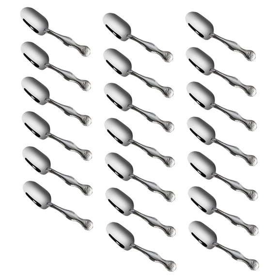 Raindrops 30pcs Tea Spoons Kung Fu Tea Leaf Scoops Decorative Kitchen Supply Smooth Edges For Use And Powder