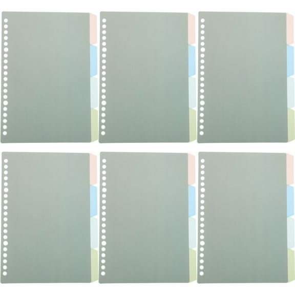 Raindrops  32 Pcs Dividing Page Tags Book Binder Divider Tabs Index Dividers