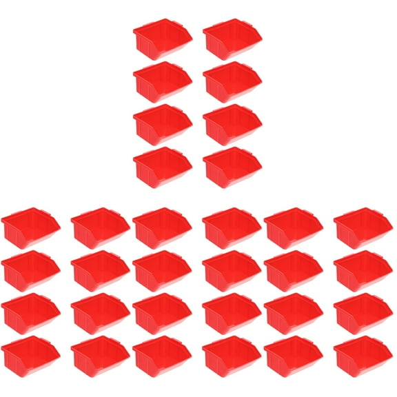 Raindrops 32 pcs  Warehouse Storage Bins Stackable Storage Bins Warehouse Parts Storage Boxes