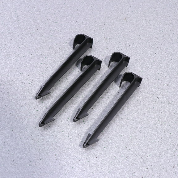 Raindrops 32Pcs Black Plastic Irrigation Pipeline Accessory Drip Irrigation Connectors for Lawn 0.8X4.3In