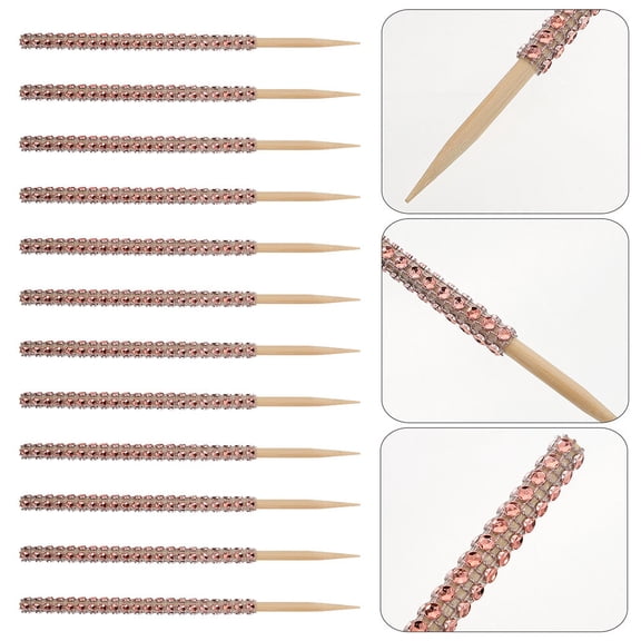 Raindrops Decorative Lollipop Sticks with and Rose Designs, 32 Pieces for Candy Making and Party