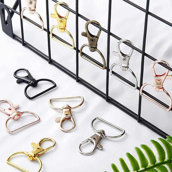 Raindrops 35pcs  Rotatable Buckle Rings Multi-function Key Rings Rotating Backpack Purse Accessories