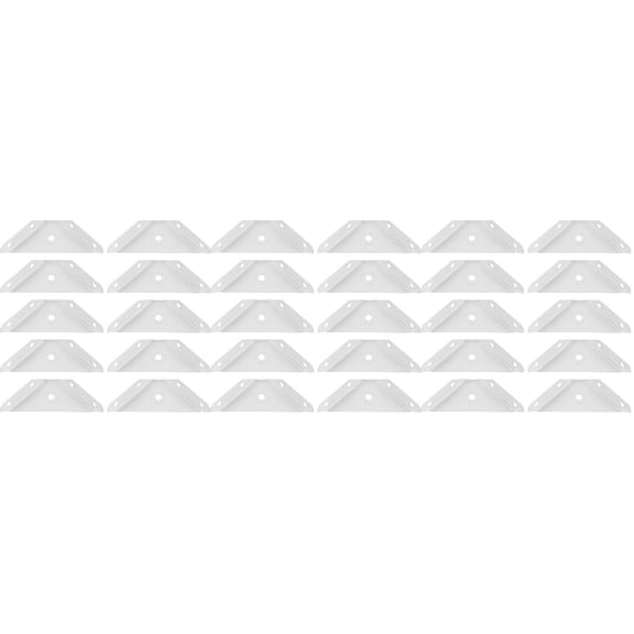 Raindrops 36-Pack 90 Degree Triangle Corner Brackets for Cabinet and Furniture Support Reinforcement, Heavy Duty Corner Braces