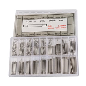 Raindrops 360 Pcs Stainless Steel Watch Band Pins Spring Bars for Repair and Replacement